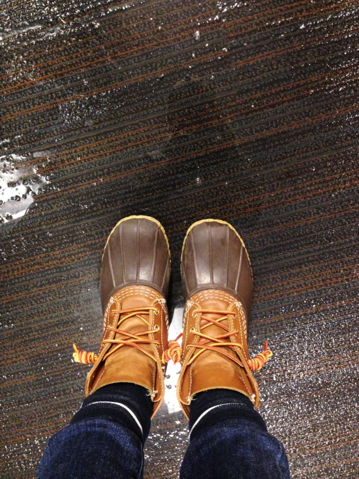 Photo courtesy of Ashlan Jackson Rainboots were required for some Judson 400 residents whose rooms were flooded after winter break pipe issues in Lakeside and North Village housing