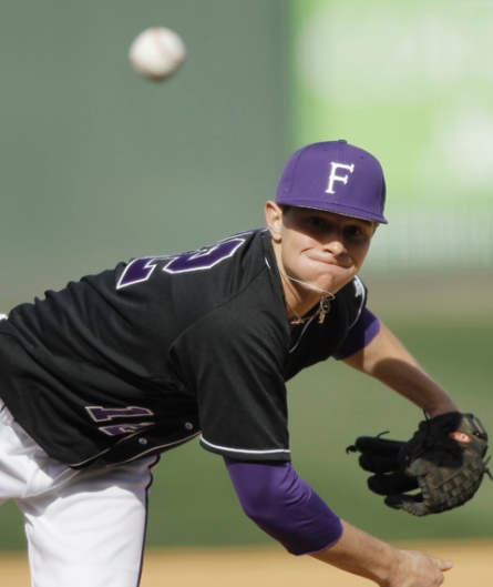 urman starting pitcher, Matt Solter, bounced back in his start against Vir-ginia Commonwealth after a rough first outing against Xavier. Photo courtesy of Furman Athletics