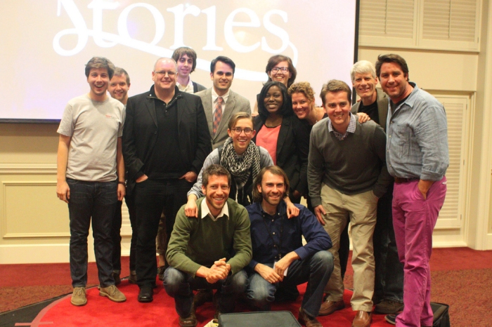 CC members pose after last year’s TEDx program, the first held at Furman. Sign-ups are still available for the March 22 conference, which will feature the theme of “Stories.”