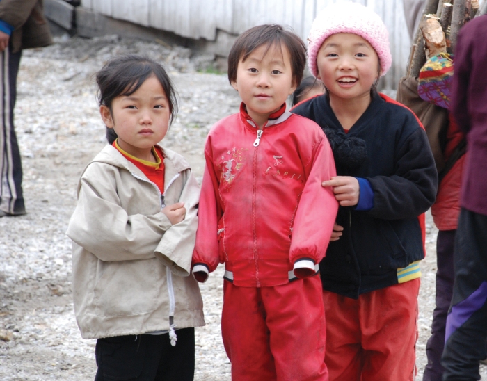 Children from the South Hamgyong province, North Korea. Photo courtesy of EU Humanitarian