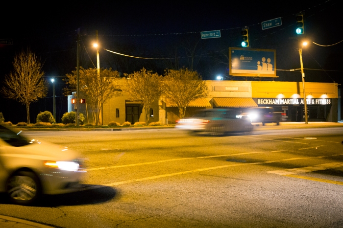 The intersection of Poinsett Highway and Rutherford Street marks an entrance into Greenville. Photo courtesy of Dante Durrman