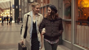 Greta Gerwig and Lola Kirke star as Brooke and Tracy in the dream-chasing comedy, “Mistress America.” Photo courtesy of Fox Searchlight Productions