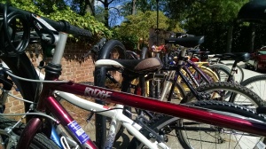 FUPD continues to face the challenge of bicycle theft on campus. The department started new policies in addition to impoundment to ensure registered bikes are secure. Photo courtesy of Kate Brokaw