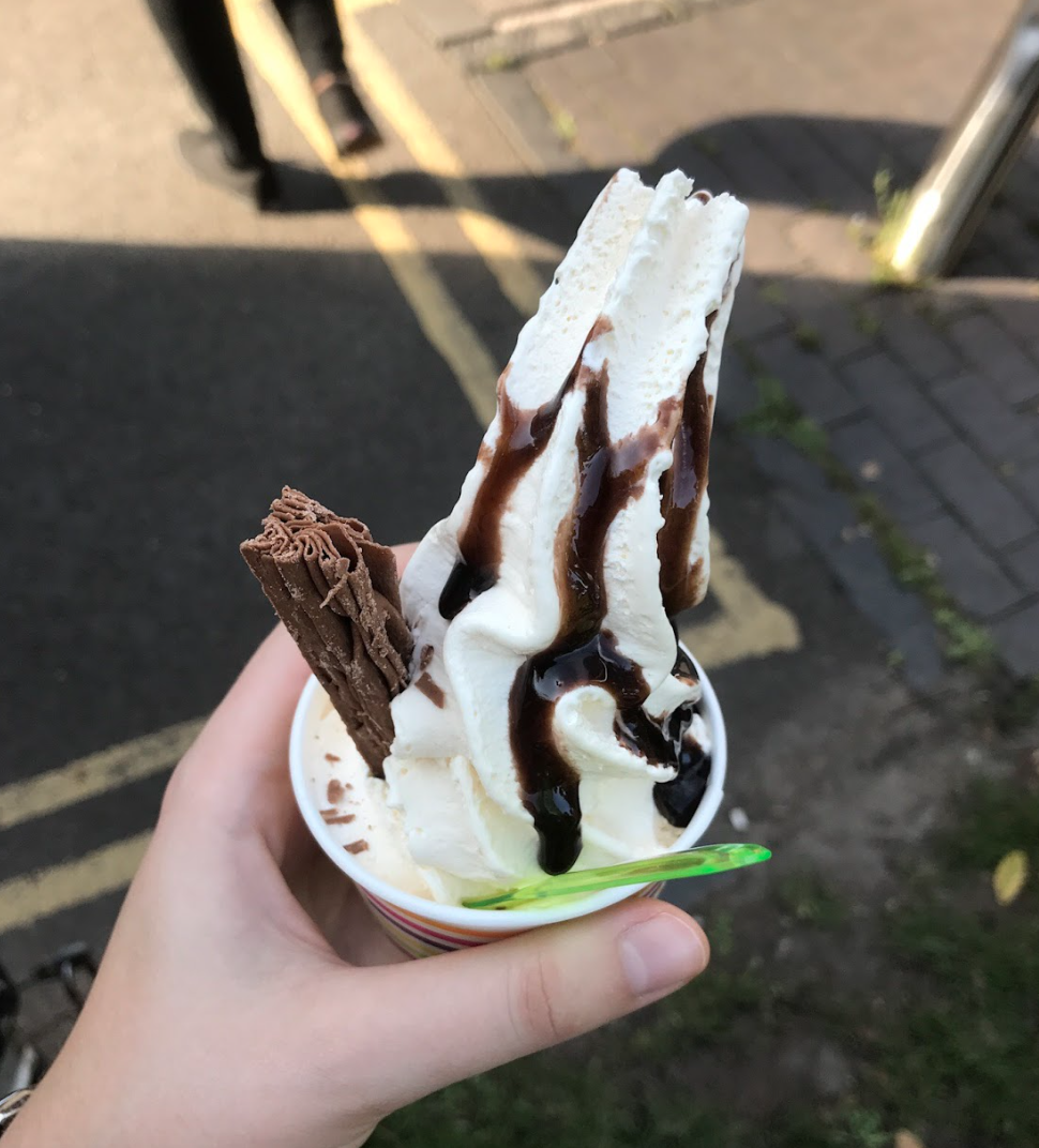 The "American Ice Cream" served in other countries proved to be sub-par compared to other sweet treats and junk foods. Photo courtesy of Maddie DePree.