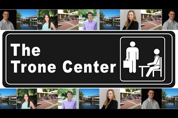 Thumbnail for video titled: The Trone Student Center (accepting job applications thru March 26!)